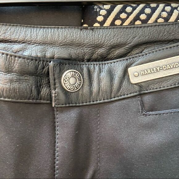 Harley-Davidson nylon and leather pants - Picture 5 of 10